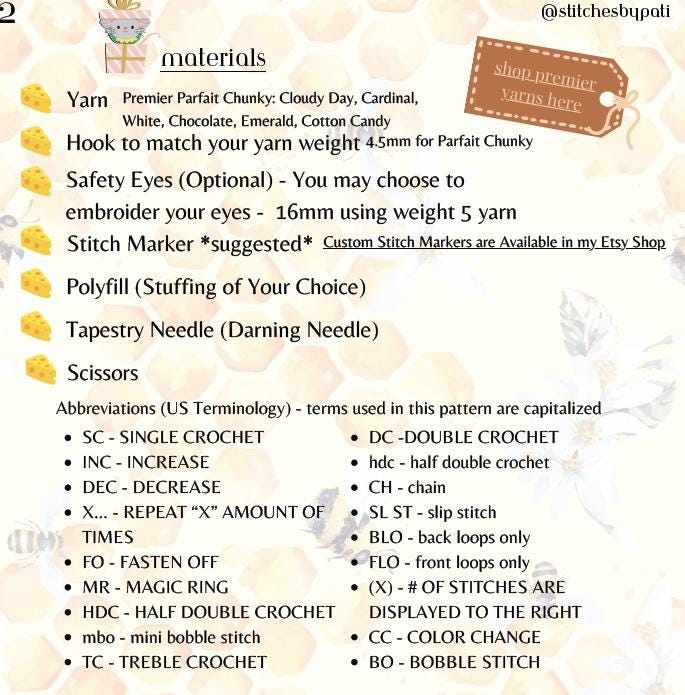 Neil the Christmas Mouse - Mouse Crochet Pattern - Low Sew Crochet Pattern