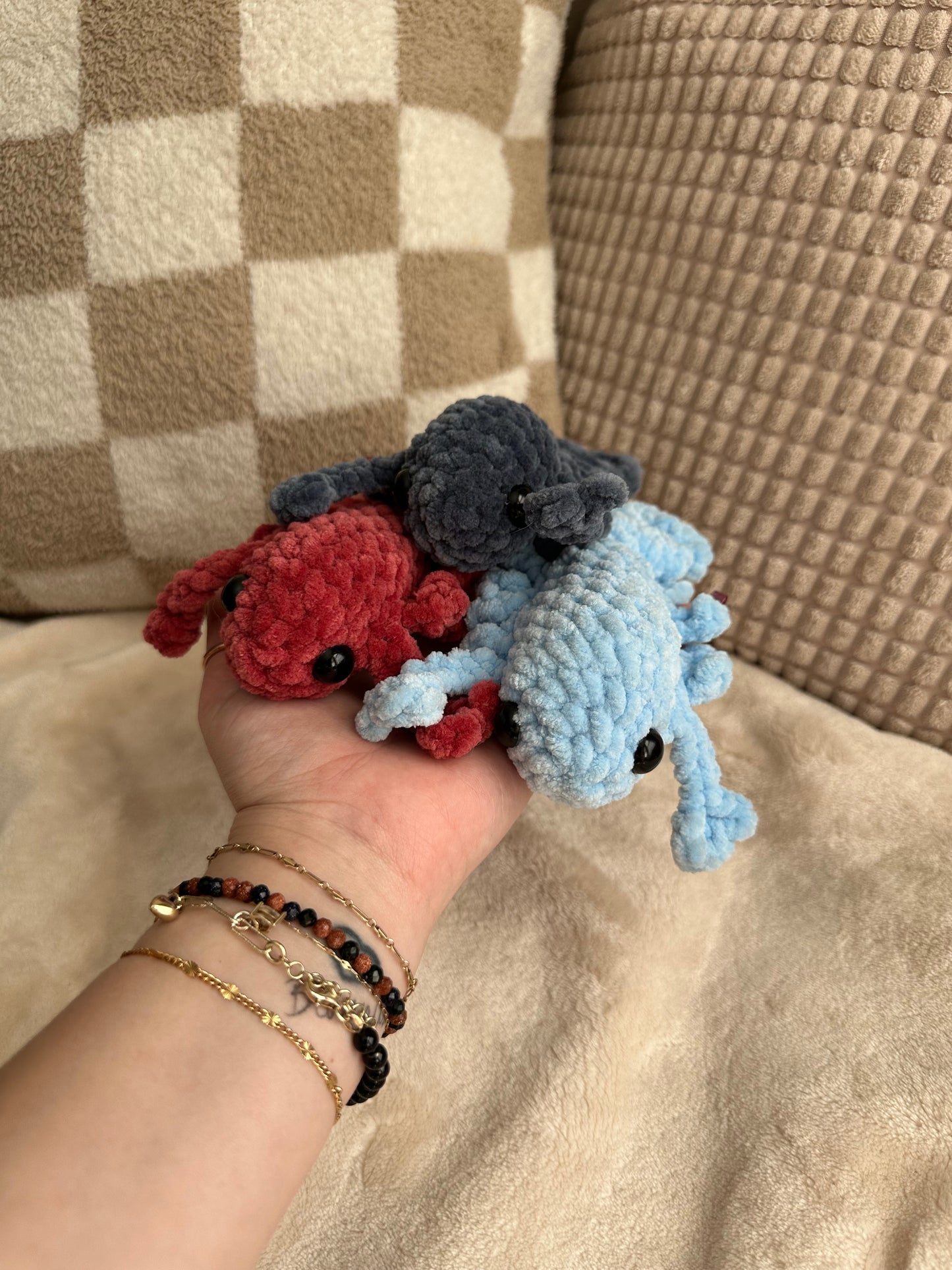 Mini Lobster Crochet Plushie