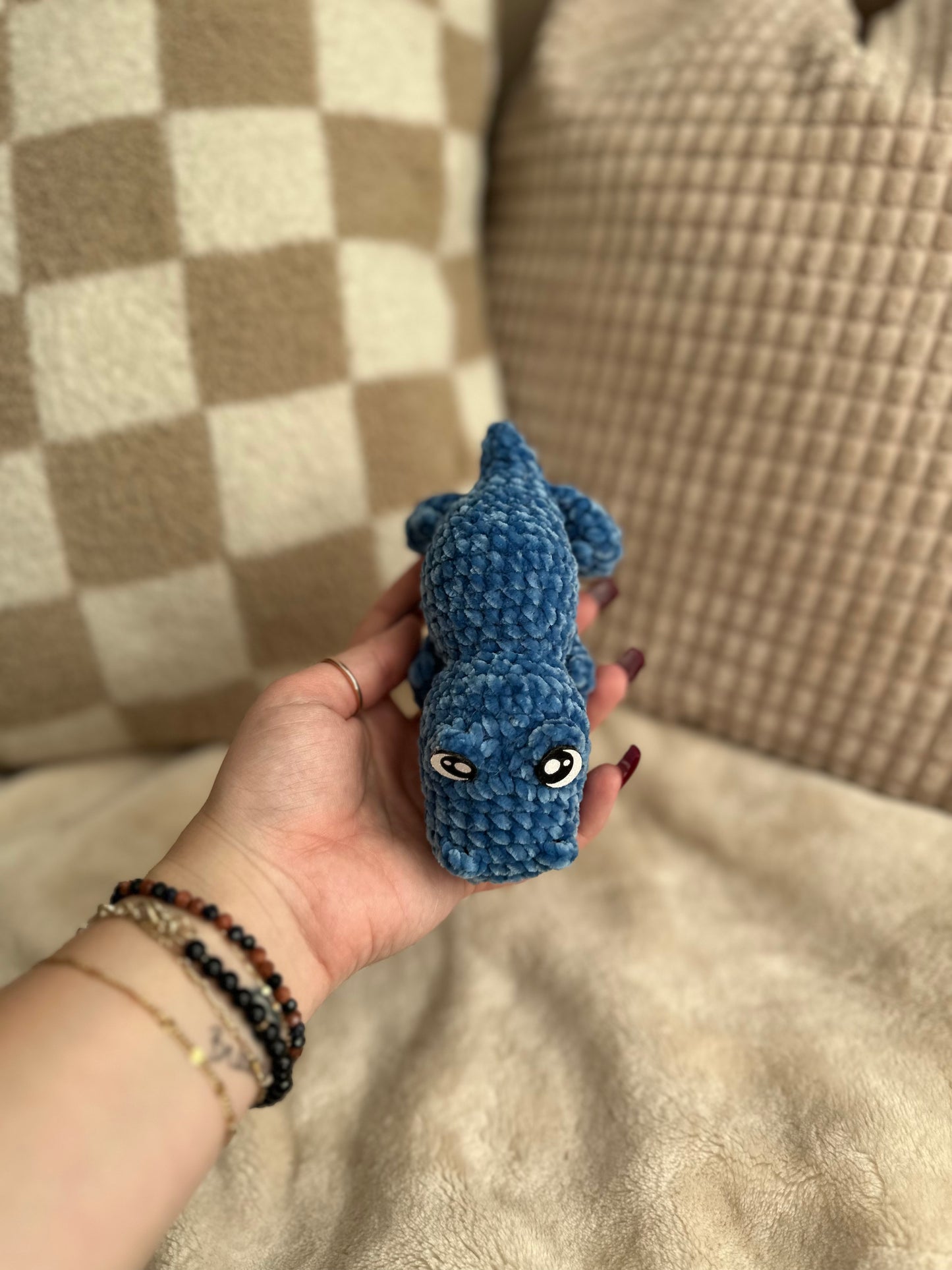 Miniature Crocodile Crochet Plushie