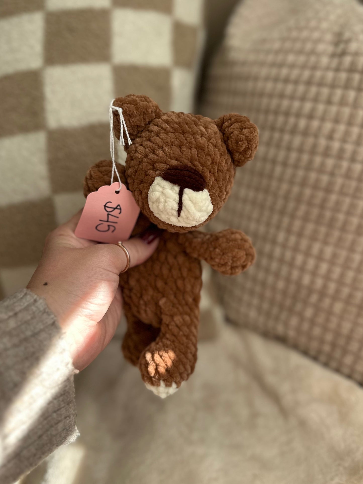 Theo the Teddy Bear - Crochet Baby Snuggler