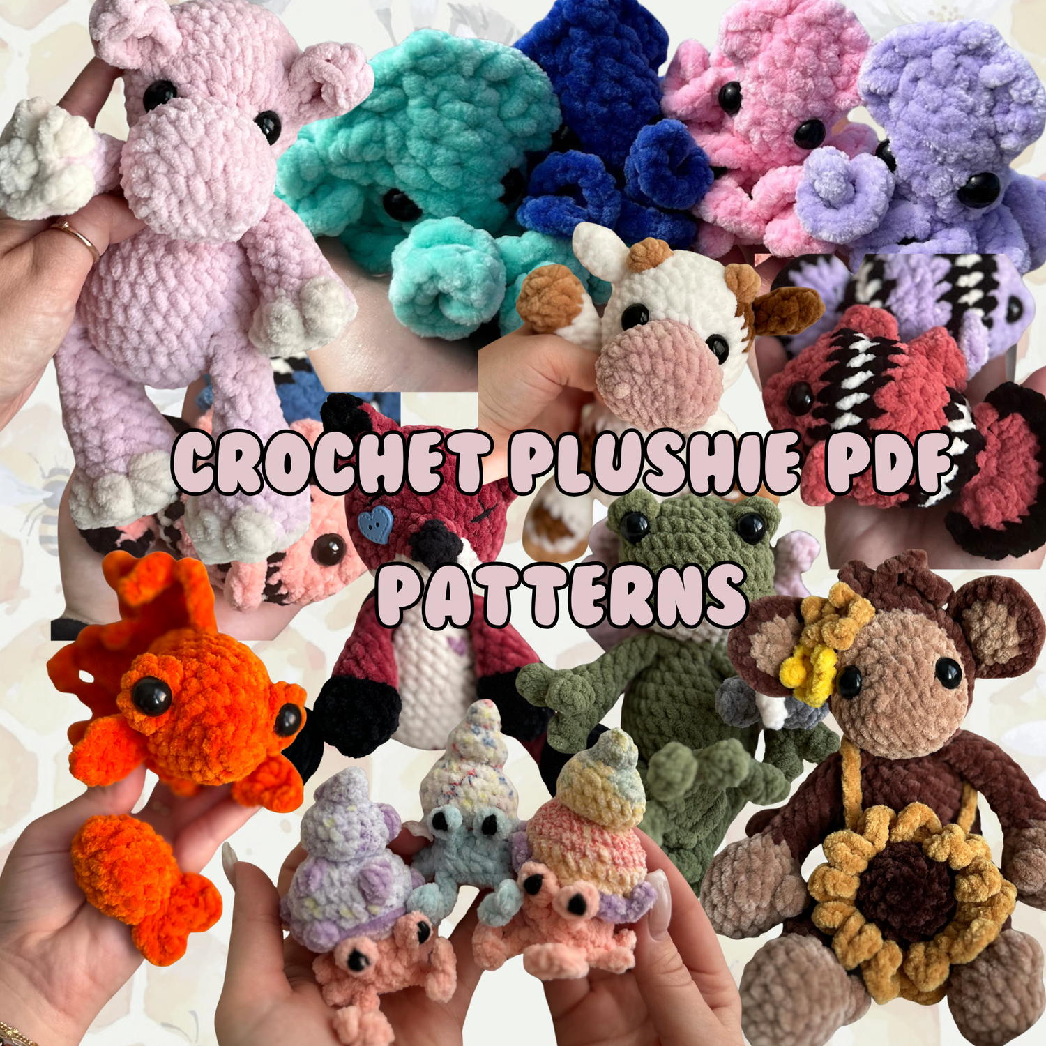 Crochet Plushie PDF Patterns
