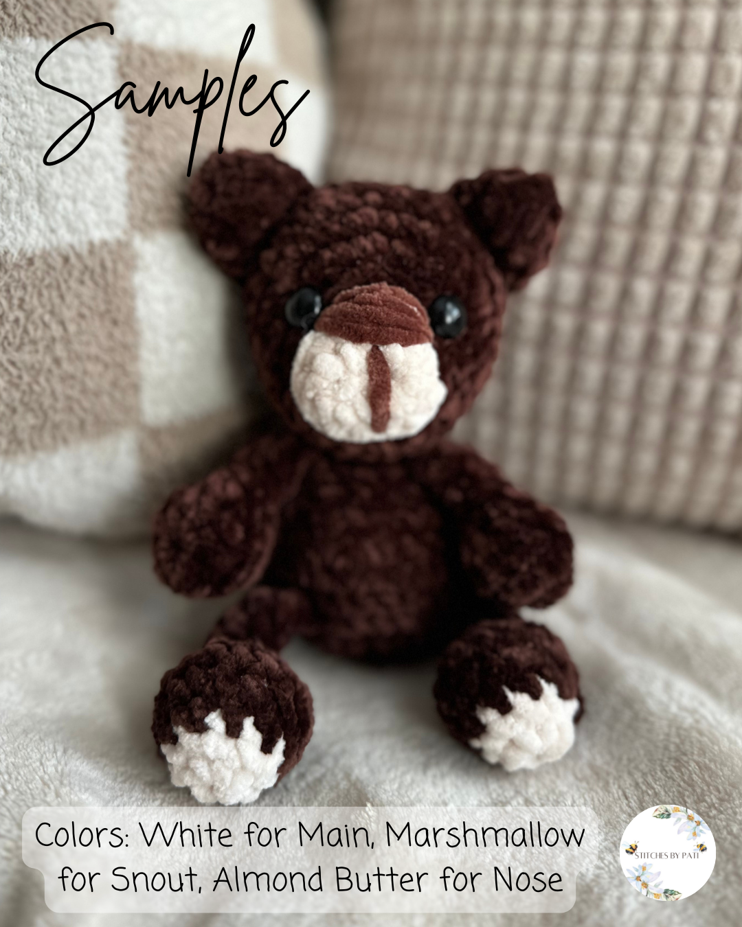 Build Your Own Teddy Bear - Teddy Bear Crochet Plushie - Made to Order