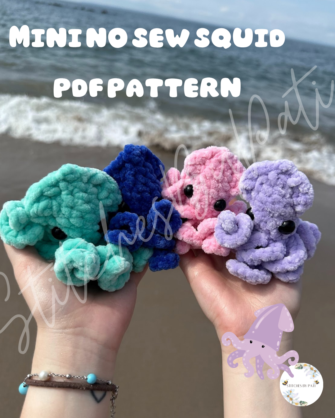 Baby Squid - NO SEW! Crochet Pattern