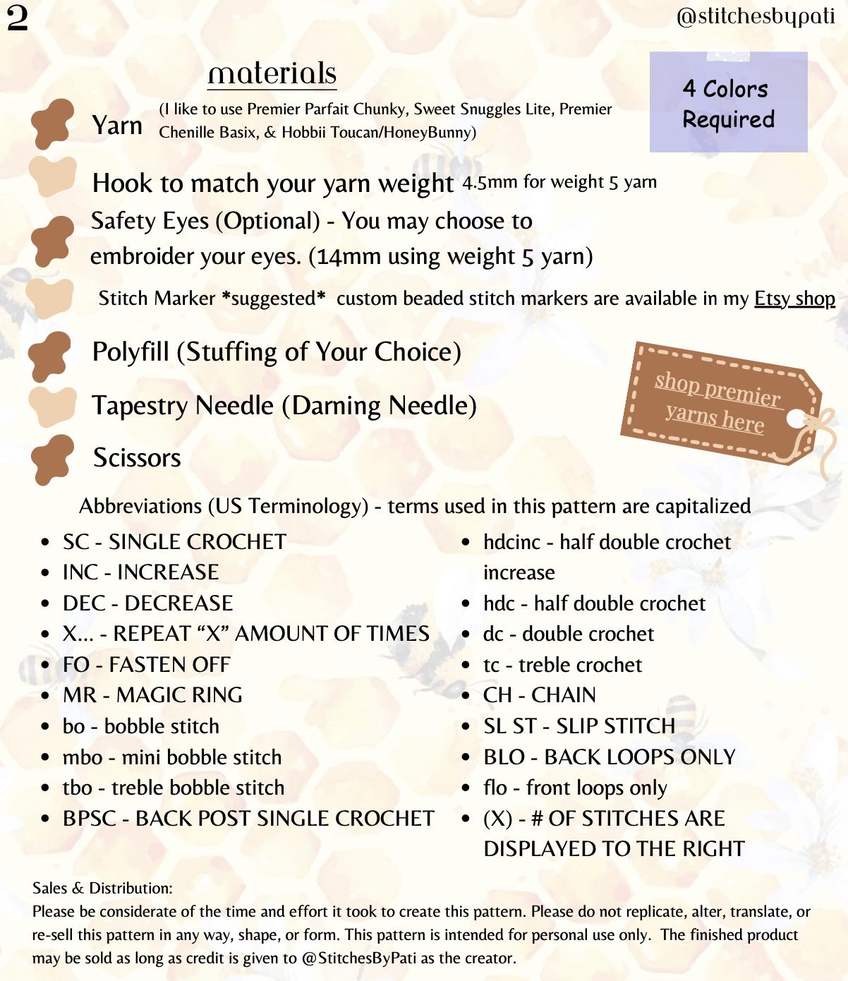 Harmony the Highland Cow Plushie Pattern - Highland Cow Crochet Pattern - No Sew Crochet Plushie Pattern