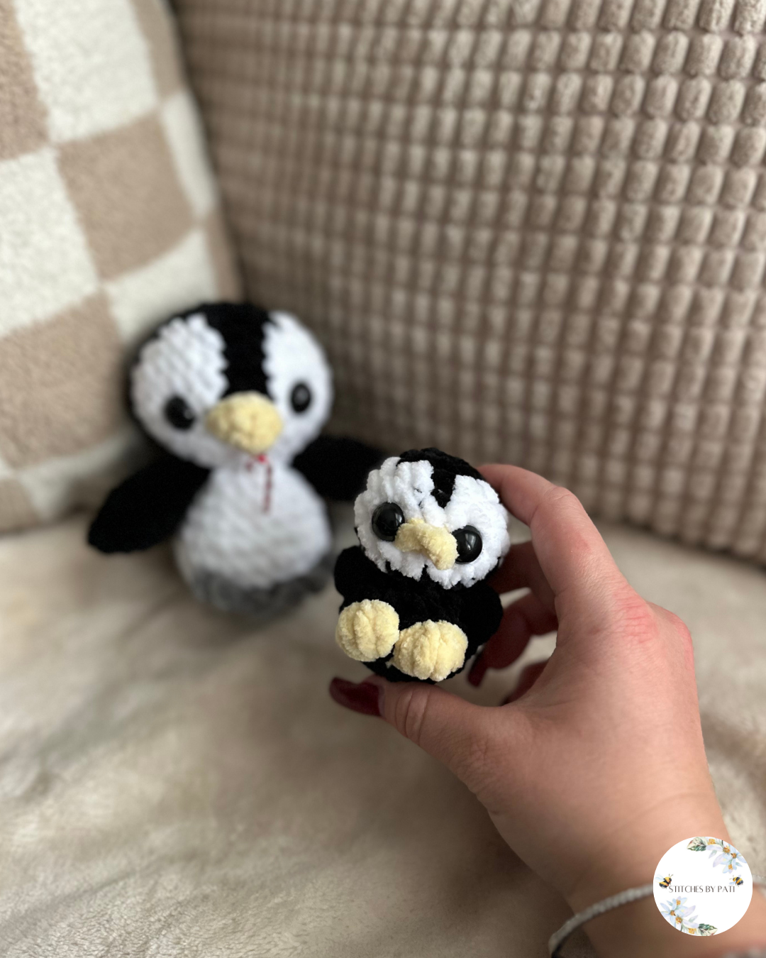 Puddles the Penguin & Baby Penguin Bundle - Black & White