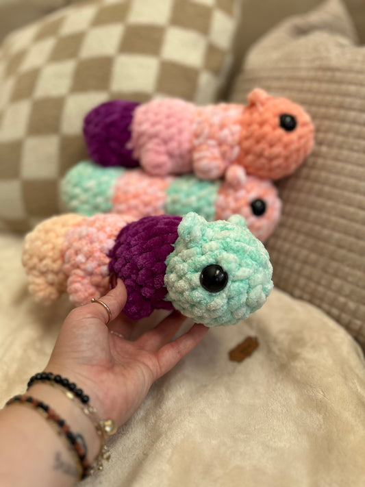 Colorful Caterpillar - Crochet Plushie