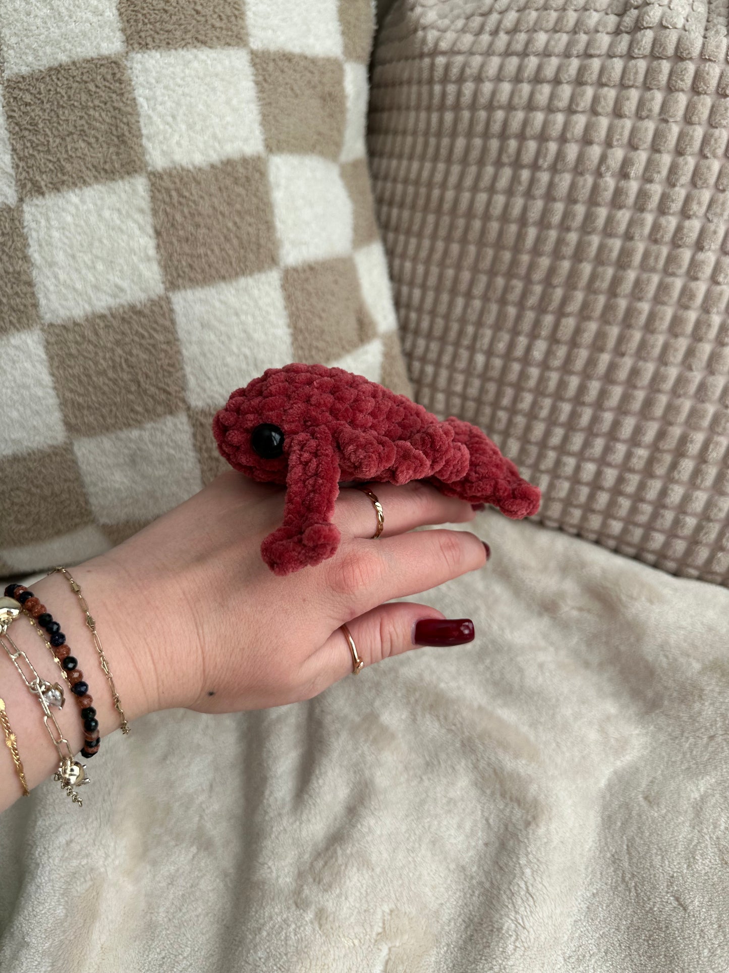 Mini Lobster Crochet Plushie