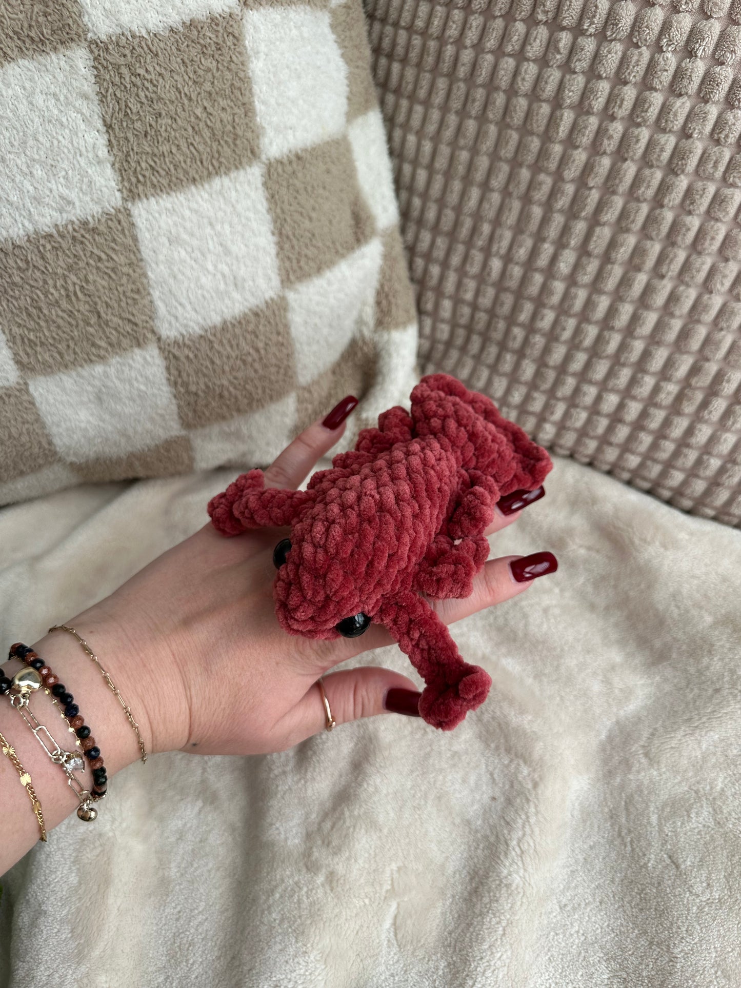 Mini Lobster Crochet Plushie