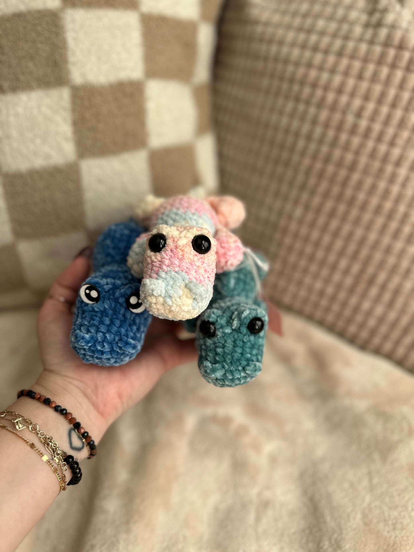 Miniature Crocodile Crochet Plushie