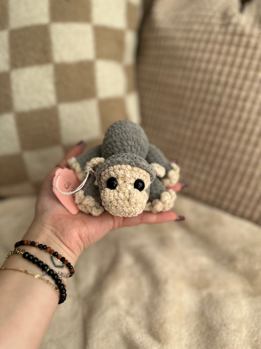 Small Gorilla Plushie with Glitter Yarn
