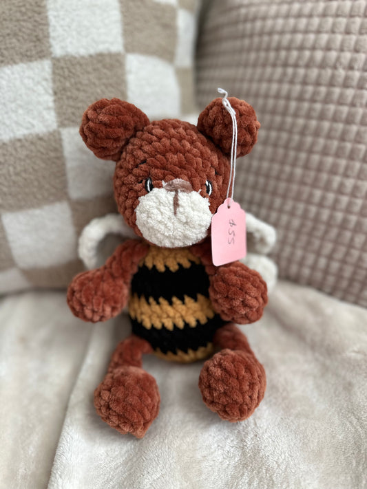 Honey Bee Bear - Crochet Plushie