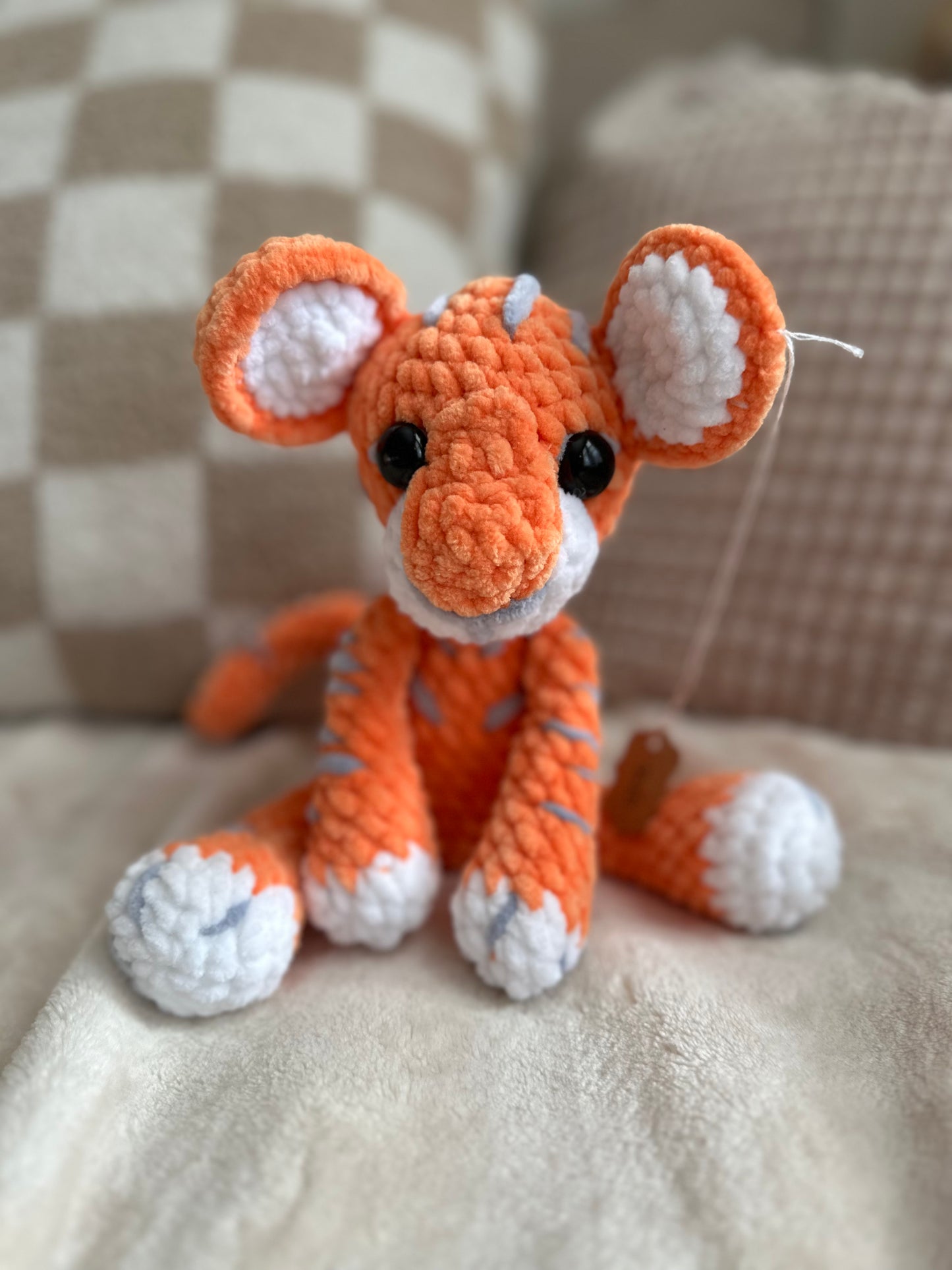 Floppy Tiger - Crochet Plushie