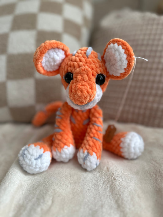 Floppy Tiger - Crochet Plushie