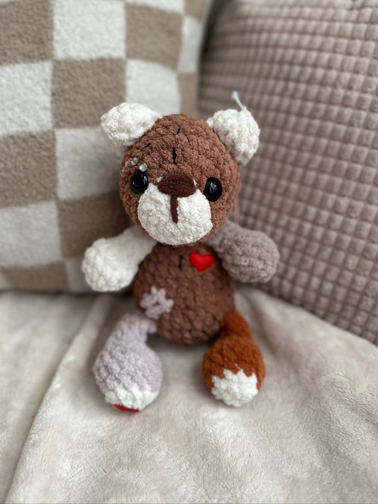 The Patchling Bear - Cookie Color Edition - Crochet Plushie