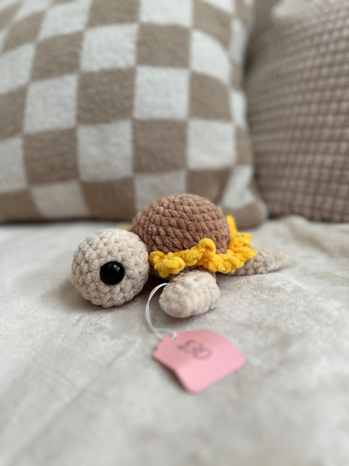 Sunflower Turtle - Crochet Plushie