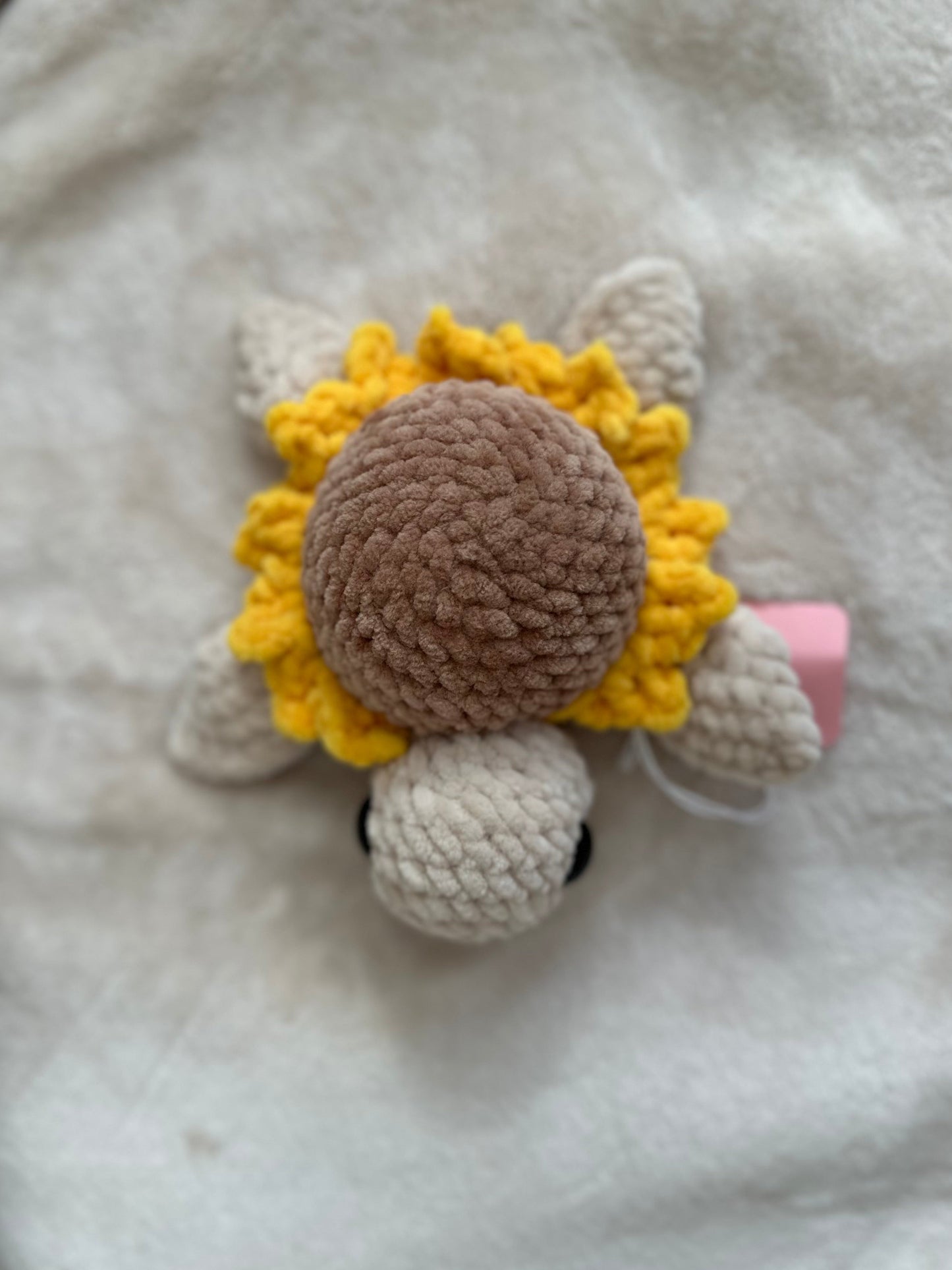 Sunflower Turtle - Crochet Plushie