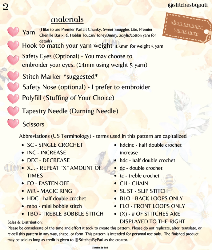 Theo the Teddy Bear Plushie Pattern - Teddy Bear Crochet Pattern - No Sew Crochet Plushie Pattern