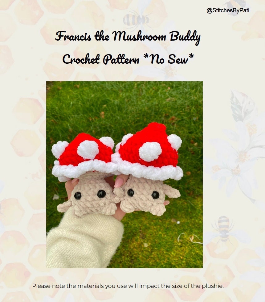 Francis and Garlic the Mushroom Buddies Bundle - Crochet Pattern