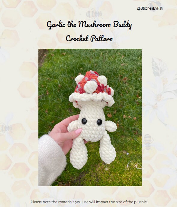 Francis and Garlic the Mushroom Buddies Bundle - Crochet Pattern