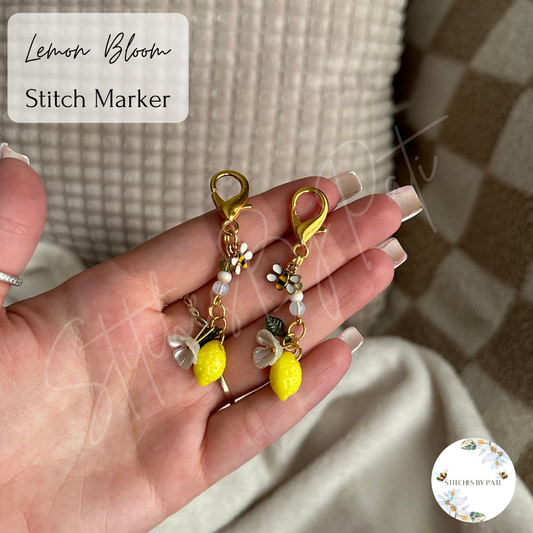 Lemon Stitch Marker Pre-Made